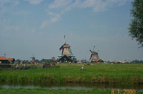 Windmills At Zaanse Schans
